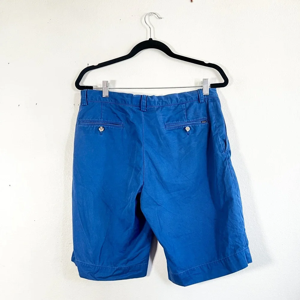 Vintage‎ Polo Ralph Lauren Shorts Mens 32 Royal Blue Chino